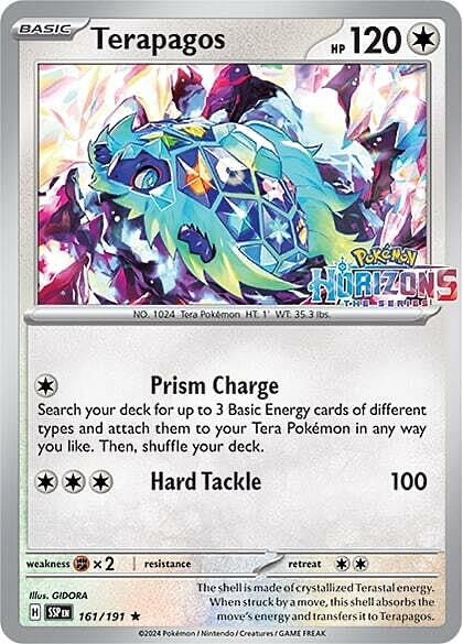 Surging Sparks Terapagos #161 Pokémon Horizons Promo